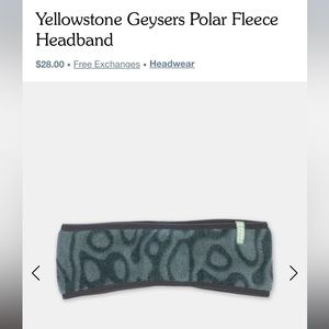 Parks Project Polar Fleece Reversible headband